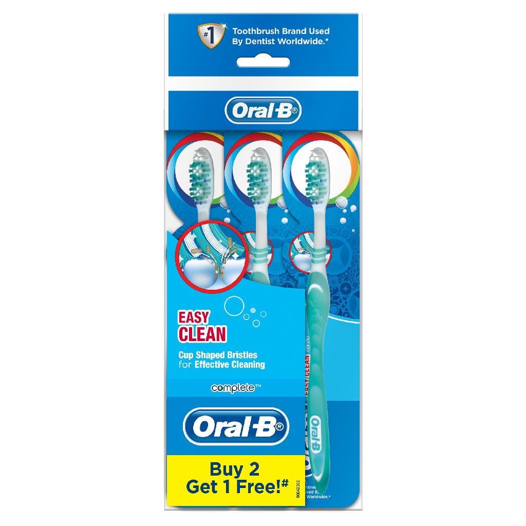 Oral-B Complete Easy Clean Medium (Buy 2 Free 1)