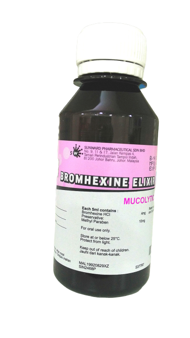 BROMHEXINE ELIXIR SYRUP 60ML