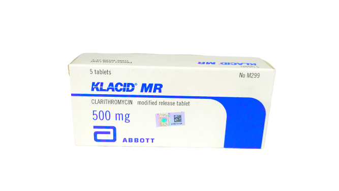 KLACID MR 500MG