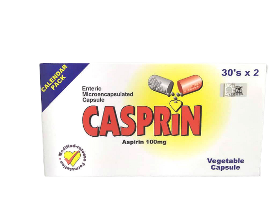 CASPRIN 100MG 60'S (Y)