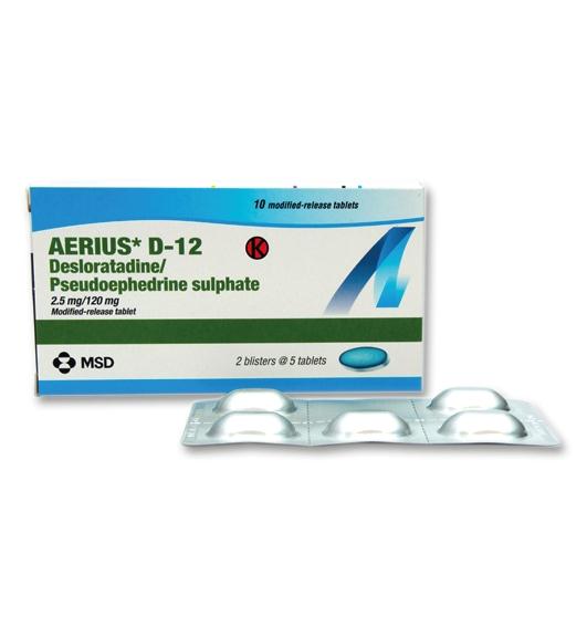 AERIUS D 2.5/120MG