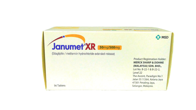 JANUMET XR 50/500MG