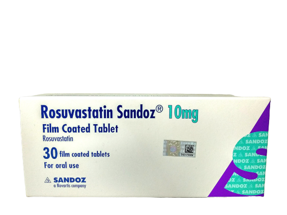 ROSUVASTATIN SANDOZ 10MG
