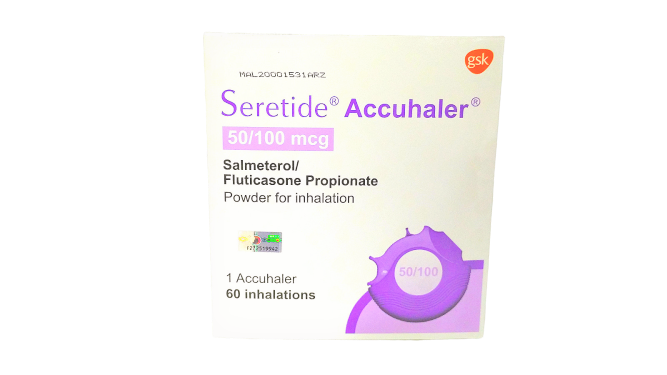 SERETIDE ACCUHALER 50/100MCG