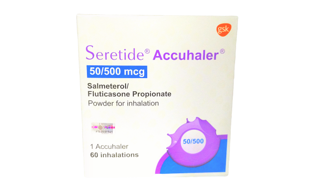 SERETIDE ACCUHALER 50/500MCG