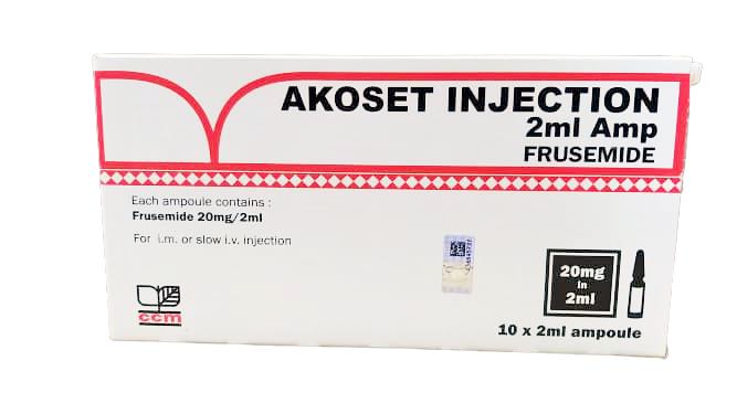 AKOSET 20MG/2ML INJECTION 