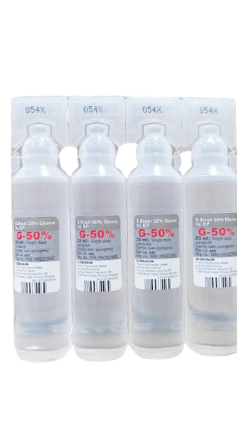 DEXTROSE 50% INJ 20ML