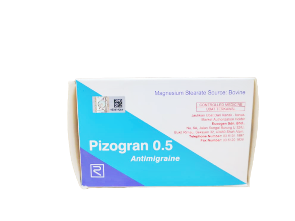 PIZOGRAN 0.5MG