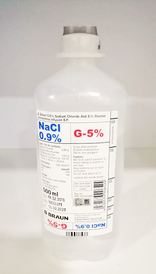 DEXTROSE 5% N/S 0.9%