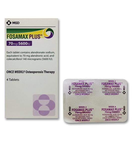 FOSAMAX PLUS 5600IU 70MG