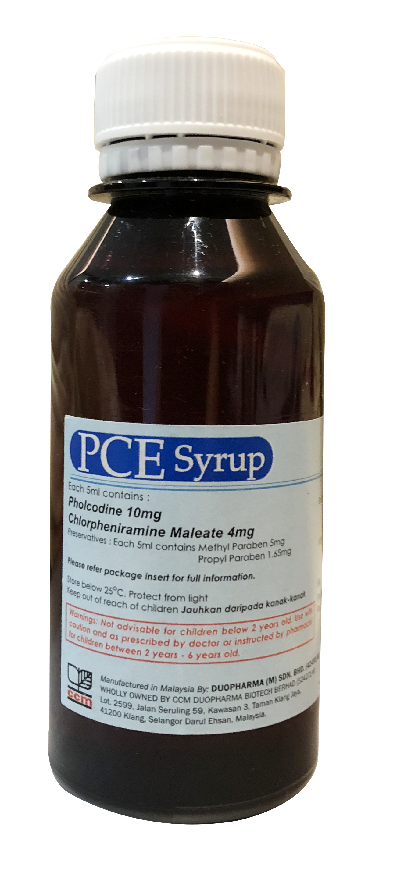 PCE SYRUP 120ML